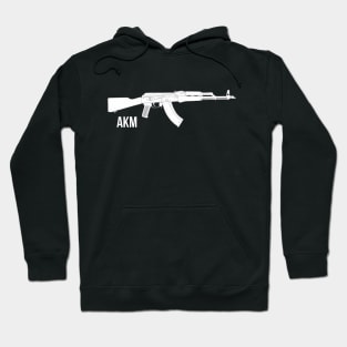 Modernised Kalashnikov Assault Rifle ( AKM ) white Hoodie